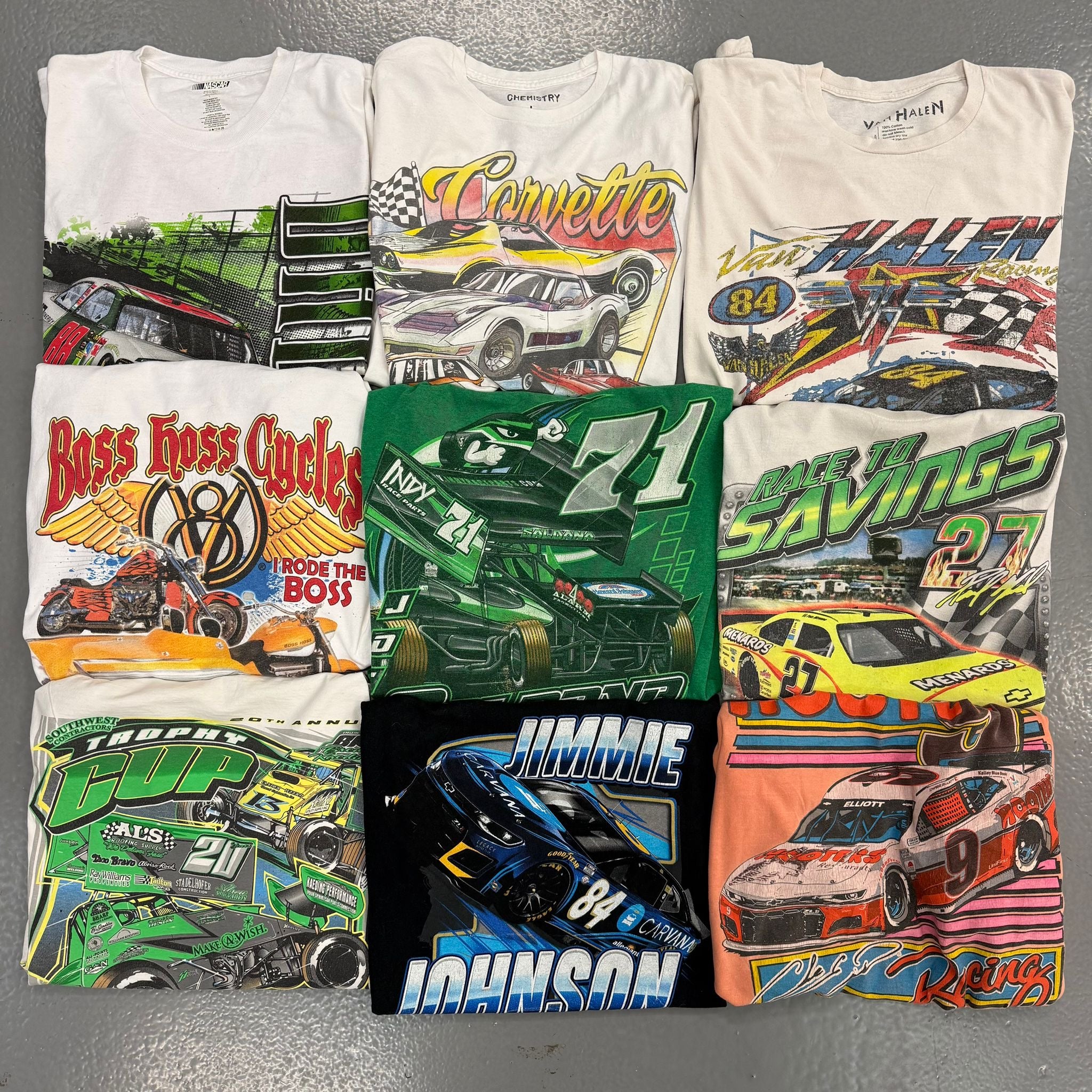 NASCAR/RACING T-SHIRTS X 20 - Image 3